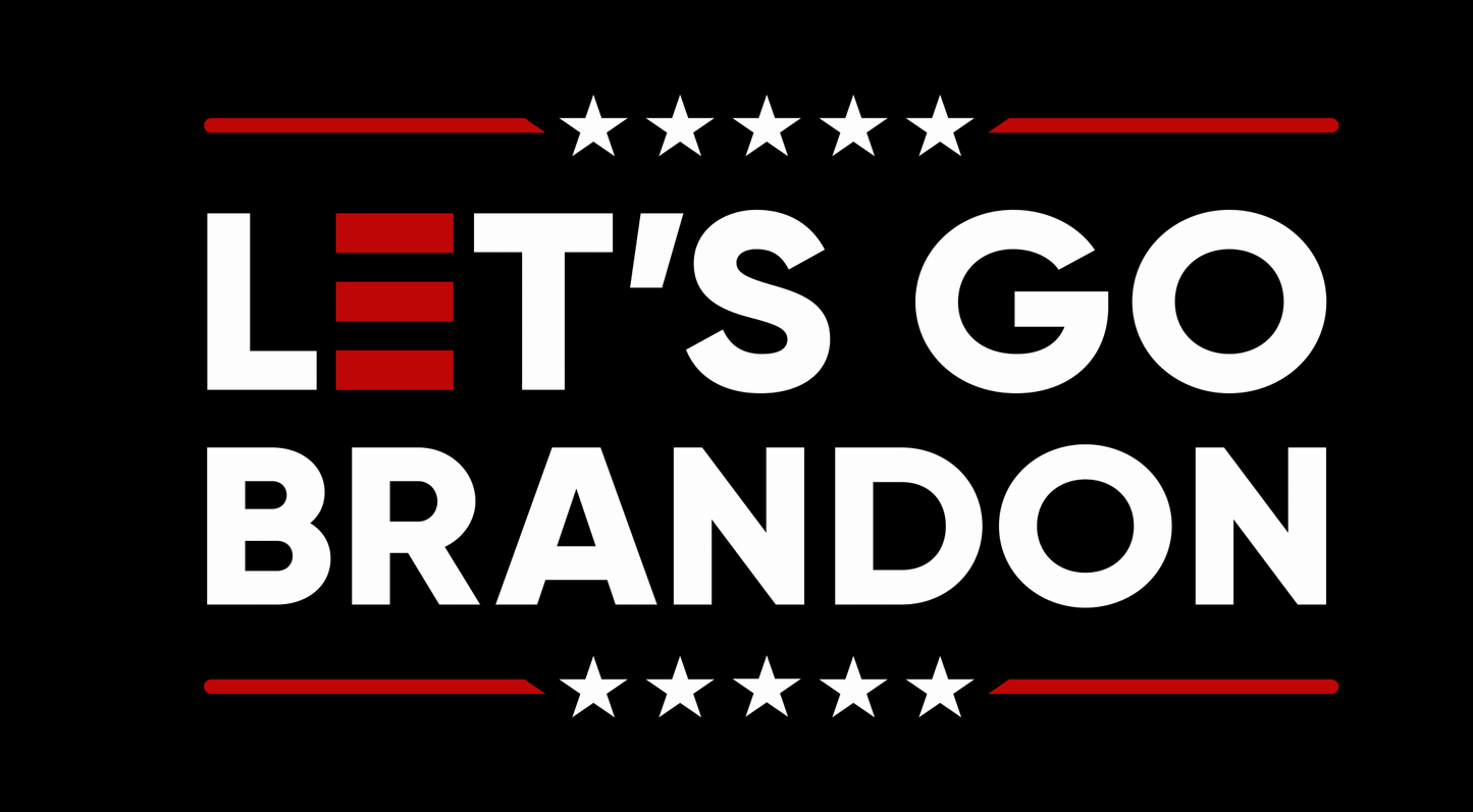 Trump 2024 - Let's Go Brandon! V3 - Yard Sign Double Sided